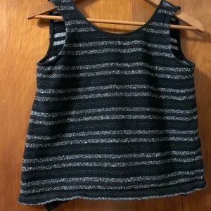 Madewell gray & black tank, XS
